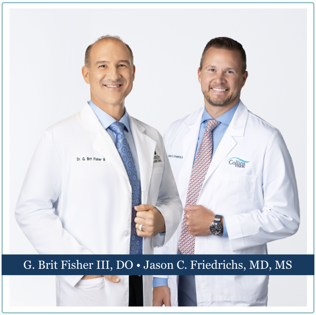 Dr Brit Fisher and Dr. Jason Friedrichs Collins Vision