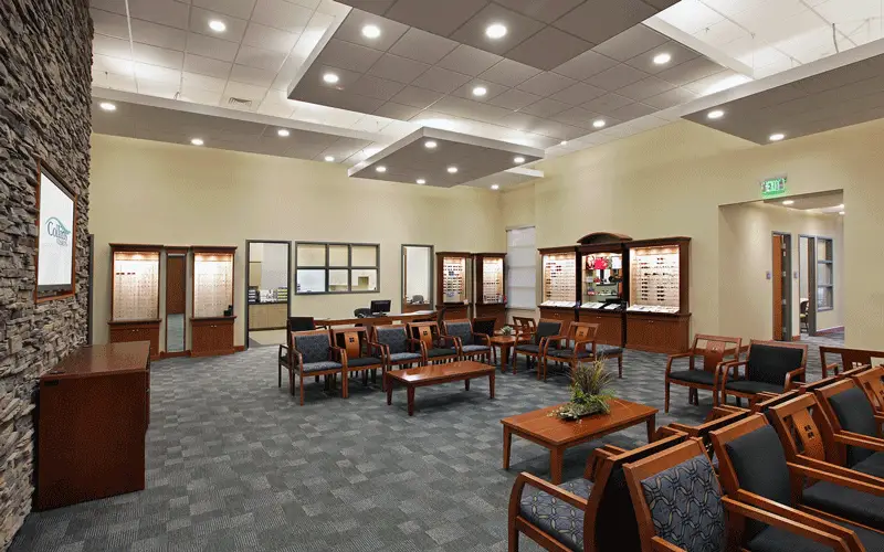 Collins Vision waiting area Fort Myers Florida