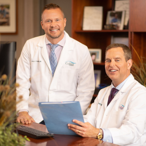 Collins Vision celebrating 20 years in Southwest Florida Dr. Michael J Collins, MD and Dr. Jason C. Friedrichs, MD